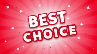 Düşen Konfeti Arka Plan En İyi Seçim 3d Metin.