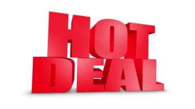 Hot Deal 3d Metin Gel 3d Animasyon Render.