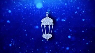 İslam, İslam, dini, Anıt, Anıtlar Simge Yanıp Sönen Glitter Parlayan Shine Parçacıklar.