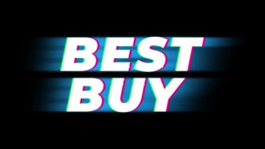 Best Buy Metin Vintage Glitch Etkisi Promosyon .