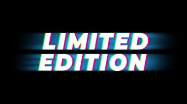 Limited Edition Metin Vintage Glitch Etkisi Promosyon .
