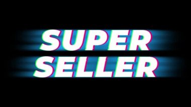 Süper Satıcı Metin Vintage Glitch Etkisi Promosyon .