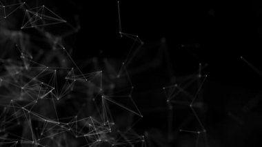 Soyut geometrik Pleksus fantezi teknolojisi arka plan