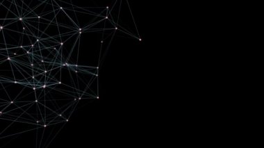 Pleksus beyaz soyut ağ teknolojisi iş bilimi .