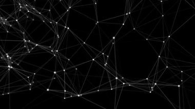 Dijital, İletişim ve Teknoloji Ağı Arka Planı.