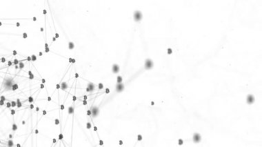 Dijital bloklar güvenlik bağlantı teknolojisi Blockchain ağ kavramı.