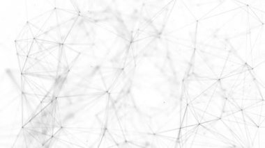 Noktalı siyah beyaz pleksus, çizgiler, üçgenler Arka Plan