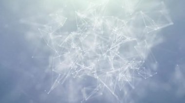 Ağ soyut bağlantı yalıtılmış arka plan.