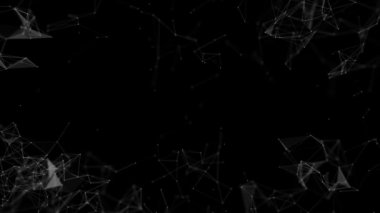 Soyut Dijital Küresel Figür Kavramı Çokgen Pleksus Arka Plan.