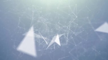 Güzel cg oluşturulan 3d sorunsuz döngü soyut arka plan