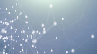 soyut plexus bitcoin Cryptocurrency sembolü dijital iş arka plan