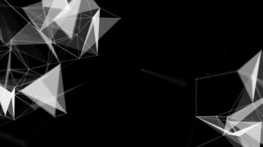 Soyut güzel geometrik döngü arka plan