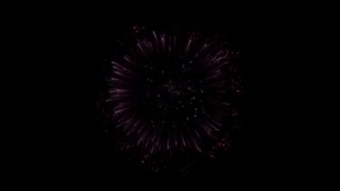 Firecracker Patlama Parçacık Havai Fişek Ekran arka plan.