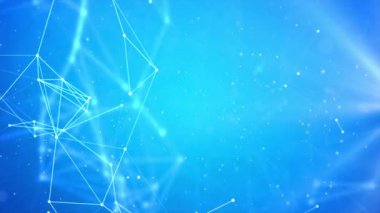 Yapı molekülü ve iletişim Bilimsel molekül döngüsü arkaplanı.