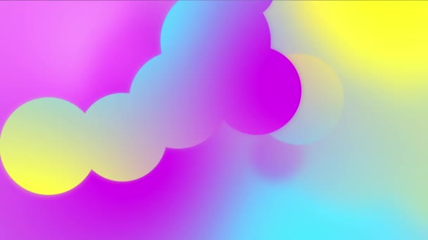 4k Abstract Loop Backgrounds com formas de gradiente vibrantes. — Vídeo de Stock