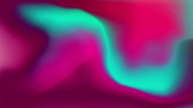 Soyut renkli dalgalı holografik döngülü animasyon arkaplanı.