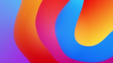 Soyut renkli geometrik Sıvı gradyan döngü arkaplanı.