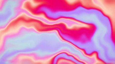 Neon akan sıvı dalgalar soyut hareket kusursuz döngü arkaplanı