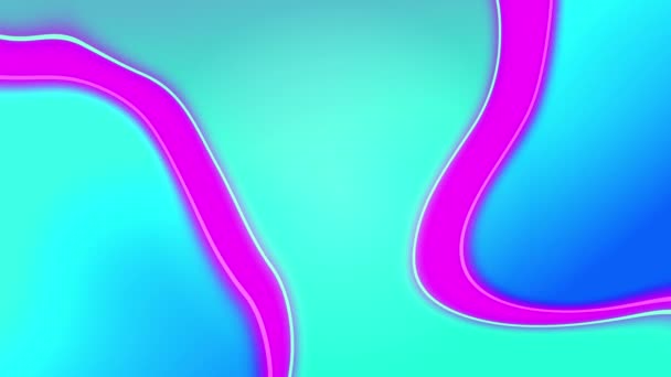 Pintura abstrata Líquido Fluido Arco-íris Gradiente Prisma Ondas loop Animação fundo. — Vídeo de Stock