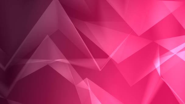 Plexo de cristal roto abstracto rojo oscuro, fondo rosado del lazo 4K. — Vídeos de Stock