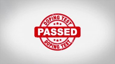 Doping Testi İmzalı Mühürlü Metin Mühürlü Tahta Animasyonunu Geçirdi.