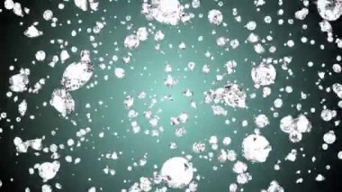 Uçan Parlak Elmaslar Reklam, Özel Etkinlik ve Bayram Tebrik İçin Döngü.
