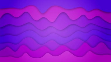 4k 3D renkli çizgili animasyon satırları dalgalanan dalga gradyan döngü canlandırması.
