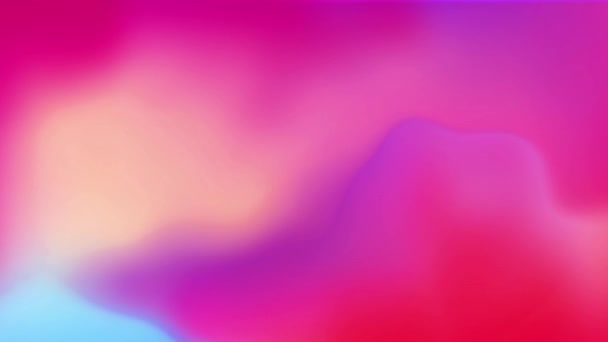 Colorido abstracto ondas olográficas fluidas movimiento diseño digital bucle sin fisuras — Vídeo de stock