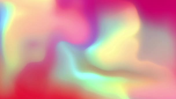 Αφηρημένη Fluid πολύχρωμα υγρά κλίσεις Βρόχο Animation. — Αρχείο Βίντεο