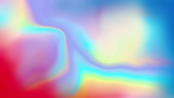 Аннотация Holographic Pink Purple Gradient Loop Motion. — стоковое видео