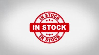 Stock İmza Mühürlü Metin Mühür Mühür Animasyonu.