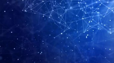 Soyut pleksus döngüsü arkaplanı. bağlantı parlayan çizgiler ve noktalar.