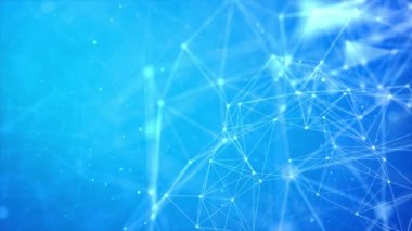 Soyut Moleküler Yapı Döngüsü arkaplanı. Molekül DNA 'sı. Tıp, bilim,