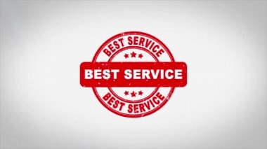 En İyi Servis İmzalı Metin Mühürleme Mühür Mühürleme Animasyonu.