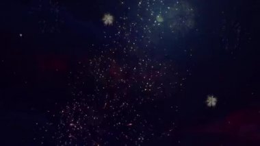 Renkli Havai fişek Işıklandırma Efekti Döngü Animasyonu. Kutlama Kavramı. Diwali festival ışıkları.