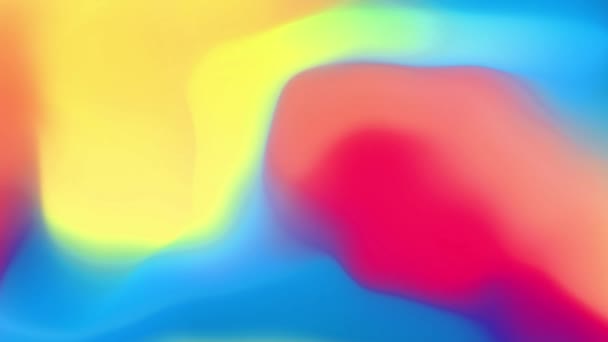 추상적 인 액체 색깔의 다양 한 유동체 구조 루프 애니메이션. — 비디오