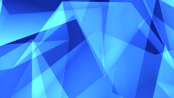 Triángulos geométricos abstractos espacio bajo poli Lazo poligonal fondo puntos de conexión, formas de líneas. — Vídeos de Stock