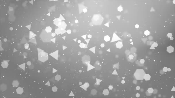 Abstrakt Glitter Damm Glittrande magiska damm partiklar Textur loop bakgrund. — Stockvideo