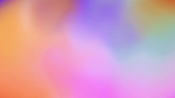 Абстрактний барвистий хвилястий голографічний петлевий анімаційний фон . — стокове відео