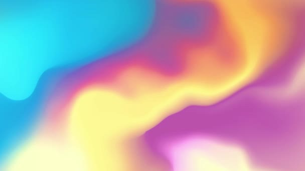 Digital Gradient Cool Blue Purple Pink Vibrant Gradient Loop Background. — Stock Video