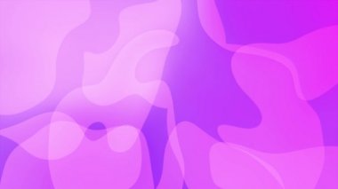 Wite Pembe Gradyan akışkan arka plan tasarımı döngü animasyonu. Serin 3D sıvı desen.