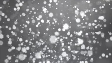 Soyut Gümüş Altın Parıltı Noel 'de Bokeh Döngü Görüntü Bokeh arkaplanı.