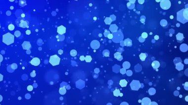 Soyut Sihirli parlayan toz parçacıkları akan 4k 3d döngü arkaplanı.