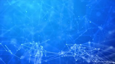 3D 4K İnternet bağlantısı teknolojisi Döngü Arkaplanı.