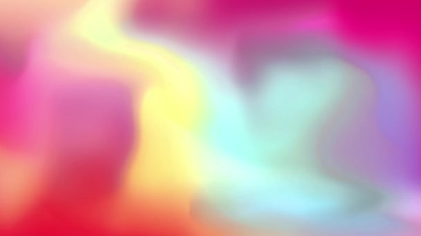 Kolorowy abstrakcyjny płyn holograficzne fale ruch cyfrowy projekt Płynne pętli — Wideo stockowe