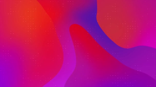 4K Abstract赤ピンクグラデーションホログラフィック箔ネオン虹彩運動ループ背景. — ストック動画