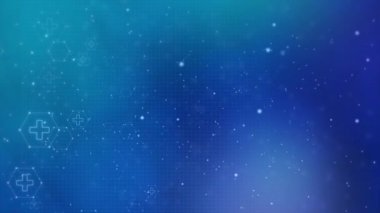 Moleküler yapı tıbbi döngü arka plan sağlık teknolojisi, yenilik bilimi.