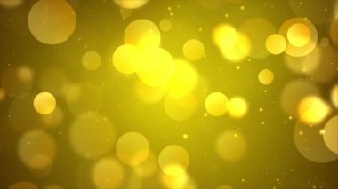 Noel Işığı Parçacıkları Bokeh Tatil Döngüsü Arkaplan Canlandırması.