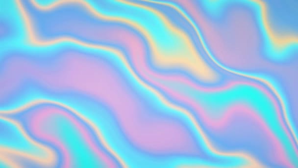 Abstract Trendy vloeibare regenboog neon vloeibare vormen gradiënt Loop achtergrond — Stockvideo
