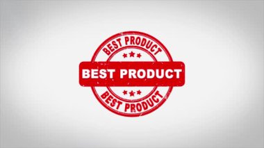 En İyi Ürün İmza Metin Mühürleme Mühür Mühürleme Animasyonu.